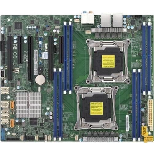 Original ultra microX10DRI H11DSI X10DRL-I dual channel x99 workstation motherboard E5-2680V4DDR4