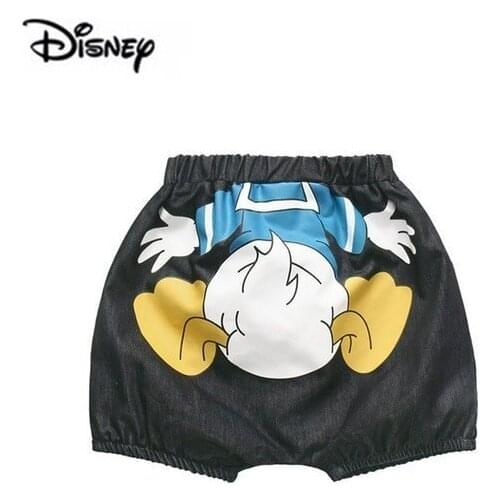 Disney Baby Boys Shorts Childrens Cute Jeans Baby Casual Denim Shorts Summer Kids Donald Duck Shorts Clothes