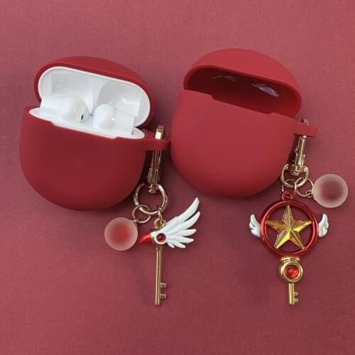 Cute Earphone Case With Hook For Oneplus Buds 2020 New Case Cover Wireless Bluetooth Earphone Cases Soft TPU Shell