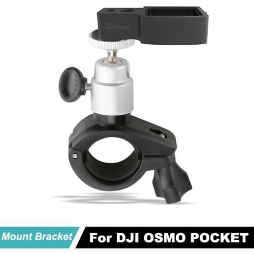 Sports camera Bicycle Motorcycle Mount Bracket Cycling Holder for DJI Osmo Pocket Handheld Gimbal Accessories