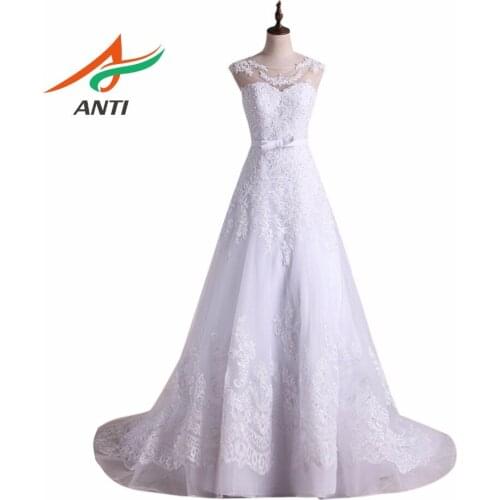 ANTI High-quality A-Line Wedding Dresses 2018 Robe De Mariage Bride Gowns Vestido De Noiva Curto Custom Made Floor Length