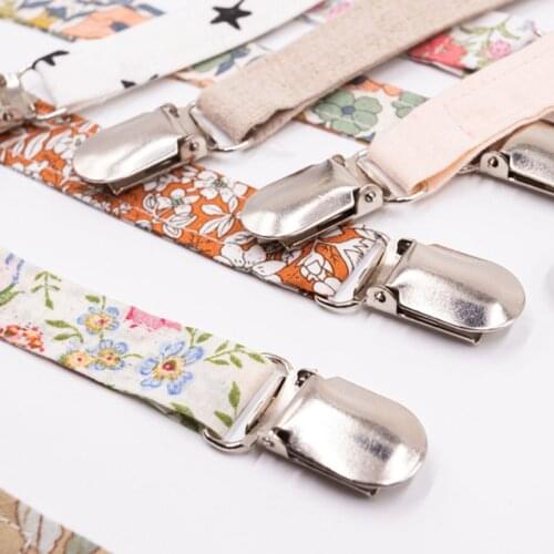 Dummy Clips Pacifier Clips Pacifier Clip Chain Cotton Linen Baby Teething Holder D7YD
