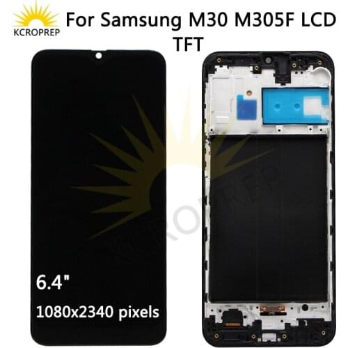 6.4'' LCD For Samsung Galaxy M30 2019 M30 M305 M305F M305DS LCD Display Touch Screen Digitizer Assembly Replacment Parts