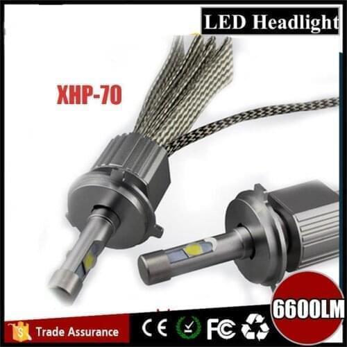 1Set H1 55W/110W EMC XHP70 Chip LED Headlight CAR Kit Bulb H4 H7 H11 9005 9006 4300K USA-xhp70 LED HEADLIGHT BULBS 6000K 8000K