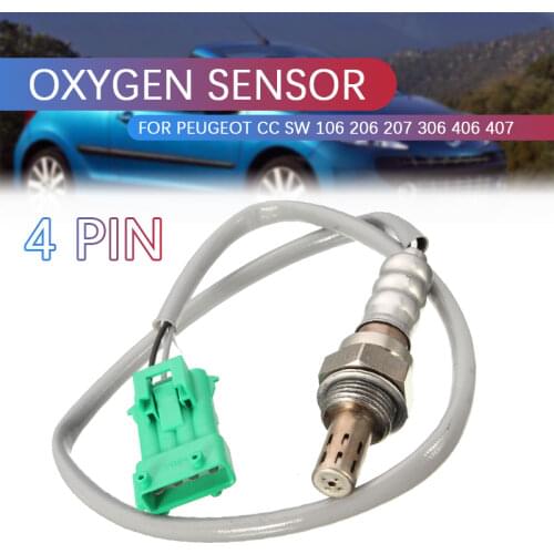 4 Pin Oxygen O2 Lambda Probe Oxygen Sensor For Peugeot CC SW 106 206 207 306 406 407 96368765