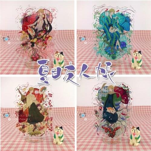 Anime Natsume yuujinchou Madara Acrylic Cute Stand Figure Model Plate Cartoon Desk Decor Toys Cosplay Xmas Gifts