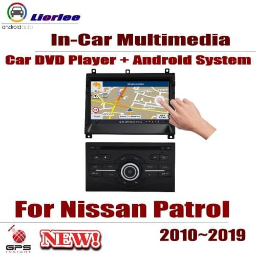 Car Android System Android 8 Core Processor Screen For Nissan Patrol 2010-2019 Radio DVD Player GPS Navi