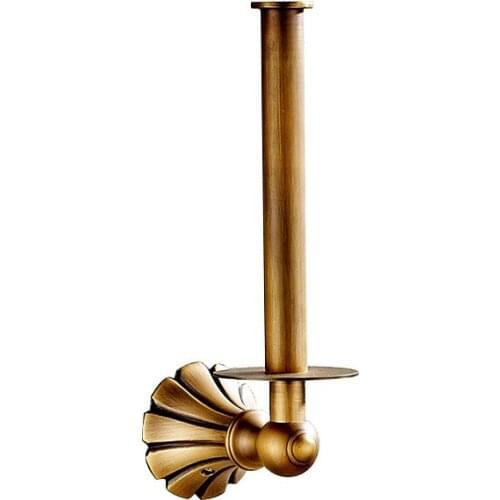 European Style Aantique Copper Bathroom Hardware Pendant Tissue Holder Toilet Paper Holder Wall Hanging