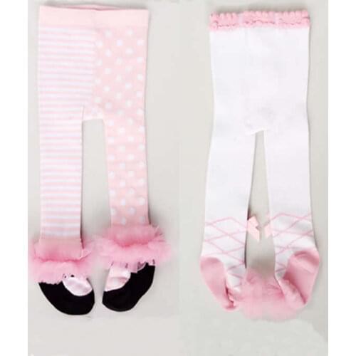 Baby ballet dance tights bowknot lace bow princess baby tights lace toddler girl boy tights kids pantyhose many styles