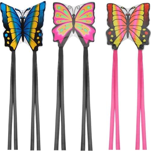 Butterfly Flying Kite with String Tail Outdoor Game and Activities Children Kids Toy Game Flying Tool