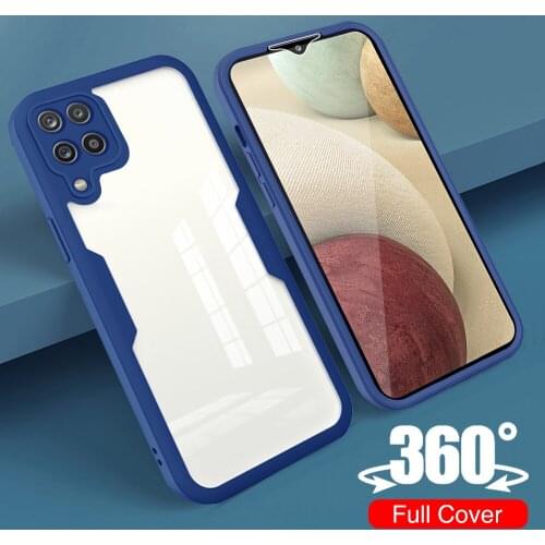 For Samsung A12 360 Front Back all-inclusive screen protector phones cover for samsung galaxy A32 A22 A52 A72 A82 5G A02 A21s