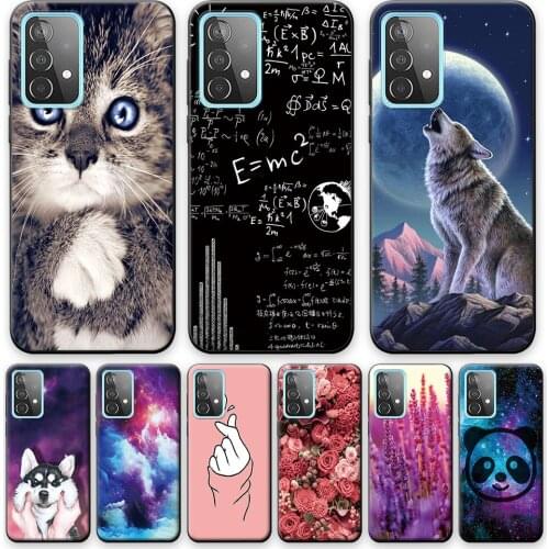 For Samsung A72 4G Case Cover For Samsung A72 Case 5G Animal Bumper Galaxy A72 TPU Silicone Phone Cases For Samsung A72 4G 5G