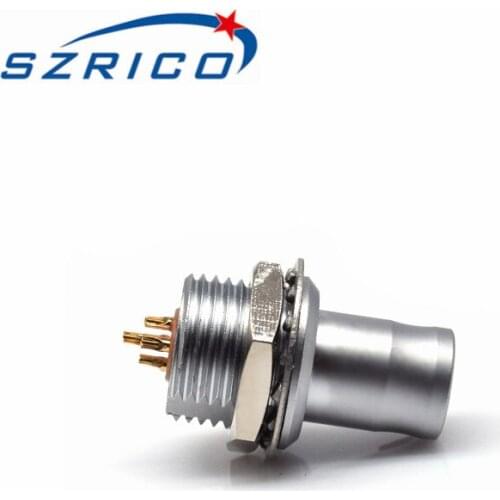 M12 B Series FAG HGG 1B 2 3 4 5 6 7 8 10 14 16 Pin Metal Circular Fixed Plug Seal Socket Circular Self Lock Push Pull Connector