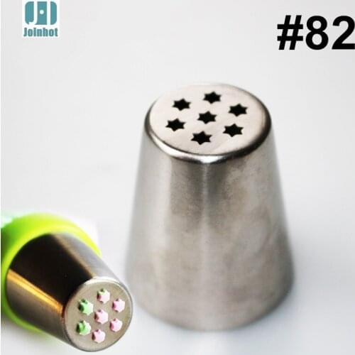 #82 big size Unique Design Russian Icing Piping Nozzles star Cake Decoration Decor Tips Tool