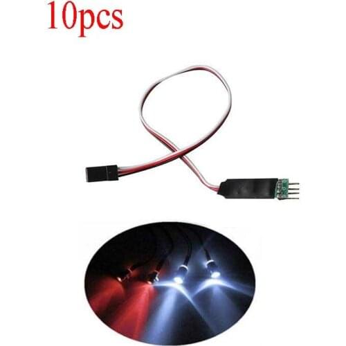 Two Channels RC Receiver Controlled Switch RC Car Remote Lights for HSP car