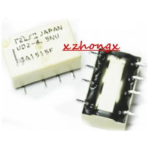 Relé de sinal UD2-4.5NU dois dois aberto fechado 8 pés UD2-4.5NU 4.5VDC