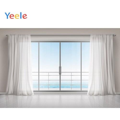 Wedding Photocall White Curtain Window Room Interior Backdrop Photography Background For Photo Studio Vinyl Photophone Photozone