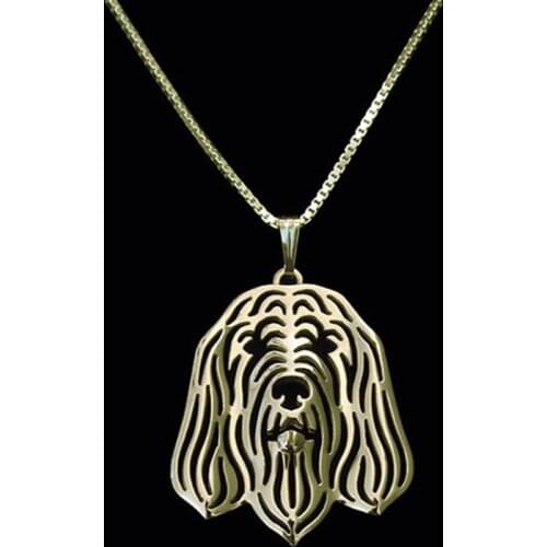 Gold Silver Color Otterhound Pendant Necklace Hunger Games Necklace Women Best Friend Choker