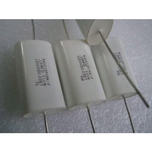 1pcs/1lot Original American big D CDET 1200V 0.15UF 154 copper foot 941C series non-inductive absorption capacitor