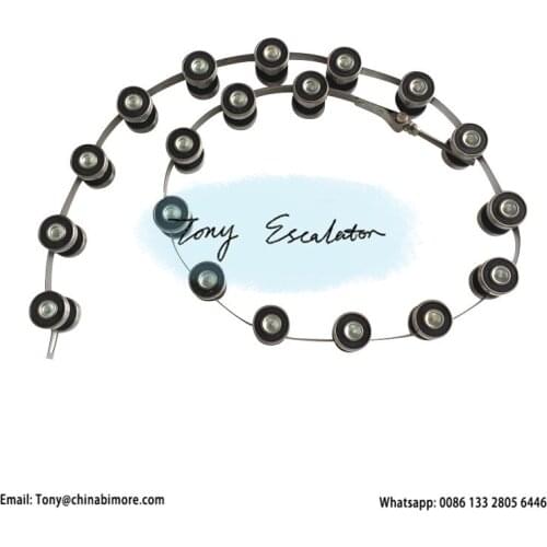 Escalator Handrail Newel Chain 19 Pairs Bearings