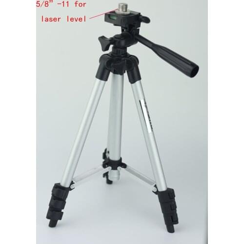 40 Inch Aluminum Tripod with 1/4" to 5/8" adaptor For laser level DLSR