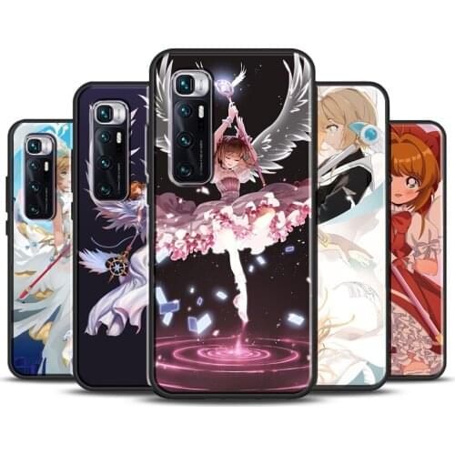 Cute Cardcaptor Sakura Case For Xiaomi Mi 10 Ultra Note 10 Lite Pro Mi A3 8 9 9T Pro Max3 POCO F2 Pro X3 F1 Coque