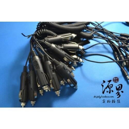 For Car charger line closer-spring car navigator for gp s power supply 5.5 2.1mm 12v 1a