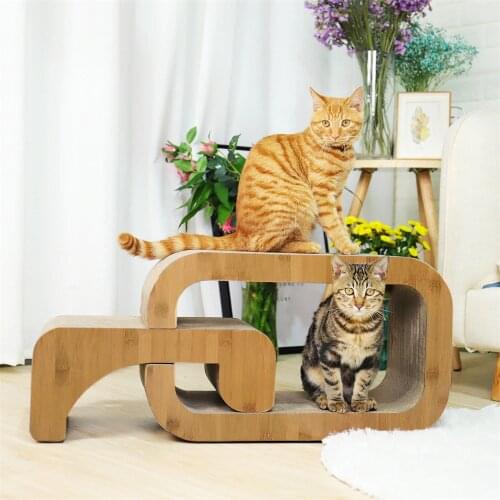 Domestic Delivery Kitten Love! Fun Pet Cat Climbing Frame Animal House Brown Furniture Dual Use Novel Design Luxury Cat Climbing