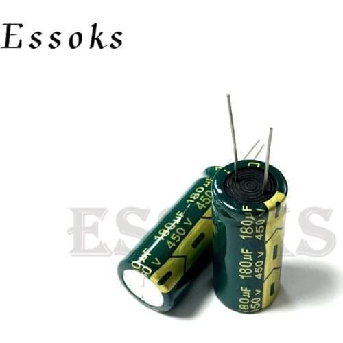 2pcs Electrolytic Capacitor 450V180UF 450V 180UF 18X40 mm High Frequency Low ESR Aluminum Capacitors