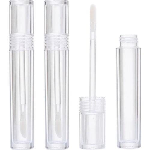 Set of 3 Lip Gloss Bottles with Insert, 5ml Empty Reusable Lip Gloss Tubes Containers Bottles DIY Lip Glaze Lip Oil