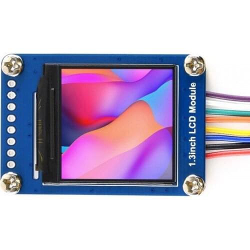 General 1.3inch RGB LCD Display Module GPIO for Raspberry Pi / Arduino, IPS Screen HD Resolution 240x240
