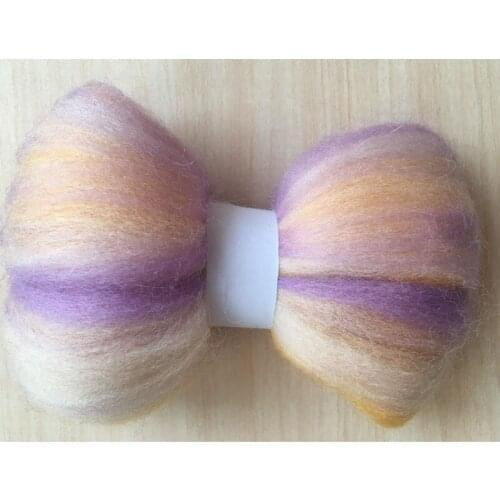 Extra Fine colour mixture Merino Wool for felting wool roving fiber 50G 100g 150g 200g 300g 500g needle Felting