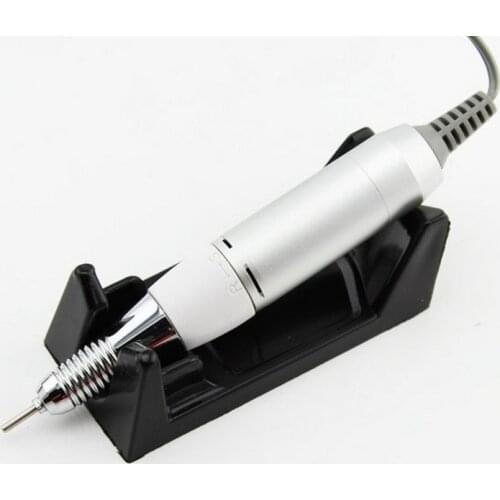 Professional Nail Polisher Tools Nail Art File Bits Manicure Kit 35000 RPM 110V/220V Silver Electric Nail Drill Machine Set