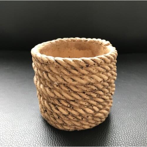 Handmade Cement Flowerpot Silicone Mold for Diy Handmade Concrete Pot Molds