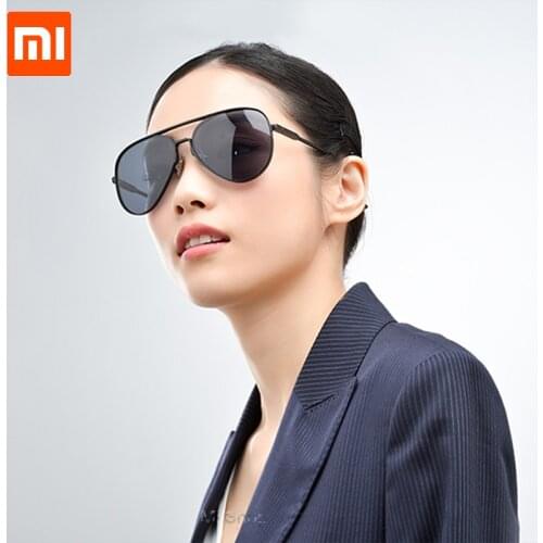 Xiaomi Mijia Aviator sunglasses Polarized Lens Sunglasses for Man and Woman Large Glasses Frame Xiaomi Sunglasses