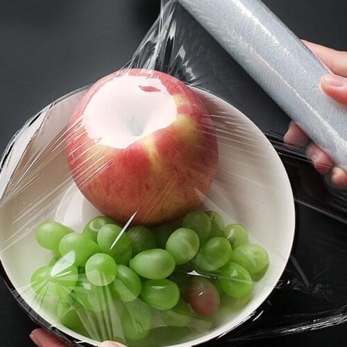 Fresh Keeping Bag Transparent Stretch Film Kitchen Food Clear Refrigerator Shrink Plastic Rangement Frigo Daily Supplies ED50BX