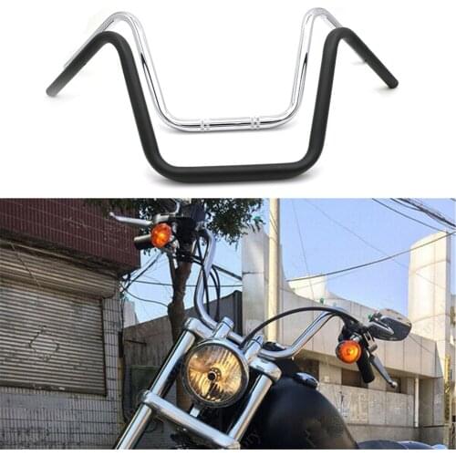 25mm Motorcycle Handlebar Super High for XL883 XL1200 X48 Dyna Softail Retro Motorbike Scooter Cruiser Bobber Classic Handle Bar