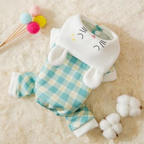 Pet Winter Clothes Dog Warm Jumpsuits For Small Medium Dogs Pets Puppy Rabbit Embroidery Costume Chihuahua Yorkies Ropa Perro