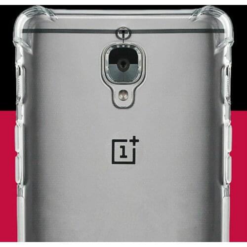 For OnePlus 3 /3T 5 Safety Airbags Shockproof Soft TPU Skin Back Case Cover
