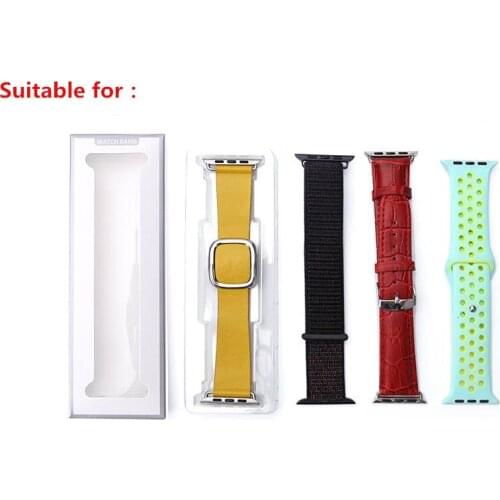 100PCS Simple Style Package Watchband Box for Apple Watch Bands Package 38MM 42MM 40MM 44MM for Iwatch 4/3/2/1 Band Box