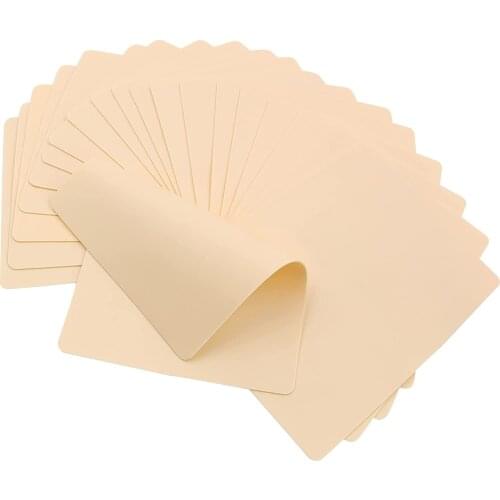 10pcs Blank Tattoo Practice sheet Fake Skin Sheet Double Side use Blank Tattoo Practice Skin skin practicefor Needle Machine