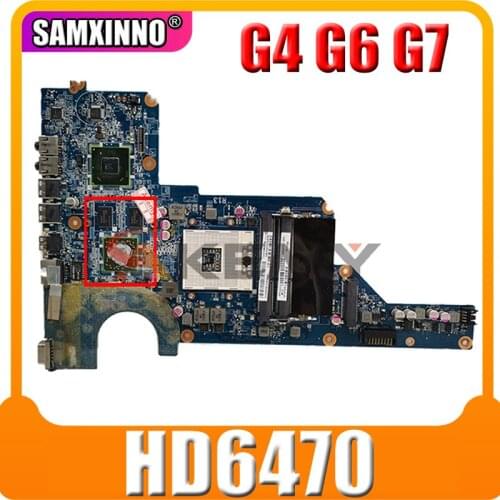 636375-001 650199-001 DA0R13MB6E0 Laptop Motherboard For HP Pavilion G4 G6 G7 MAIN BOARD HM65 DDR3 HD6470 GPU