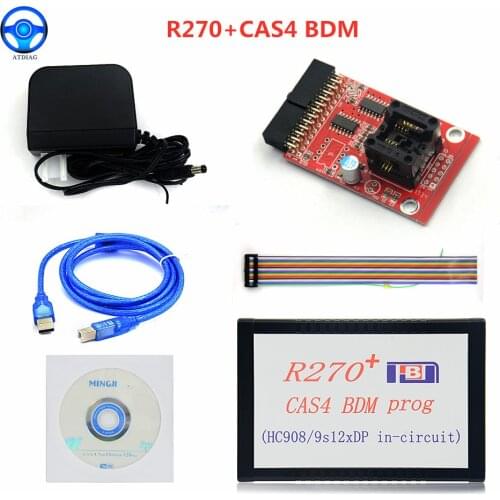 A+++ Quality Auto CAS4 BDM Programmer R270+ V1.20 R270 CAS4 BDM Programmer for bmw key prog free shipping