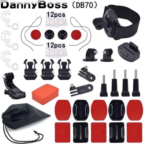 Action Camera Accessories Tripod Monopod Phone Clip J Hook Buckle Wrench Mount for GoPro Hero 7 6 5 Xiaomi Yi 4K Sjcam