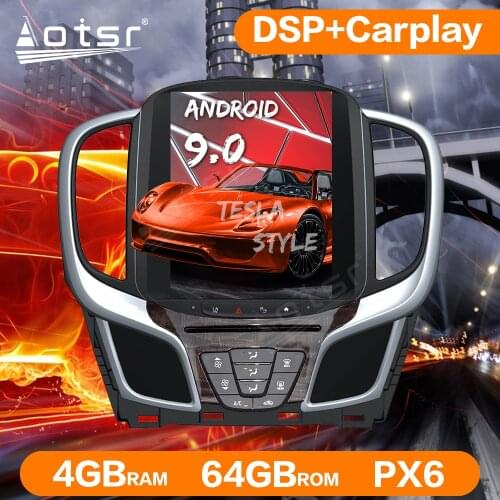 For Buick lacrosse 2015+ Vertical Screen Android 9.0 64G PX6 Car Audio Car GPS Navigation Head Unit Multimedia Player Auto Radio