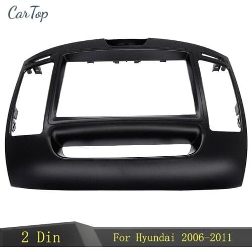 2 Din Car Radio Fascia For HYUNDAI ELANTRA 2006 2007 2008 2009 2010 2011 Car Audio kit trim mounting Fascia Frame