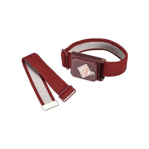 Cordless Anti Static ESD Wrist Strap, Wireless Wristband Discharge Band Red