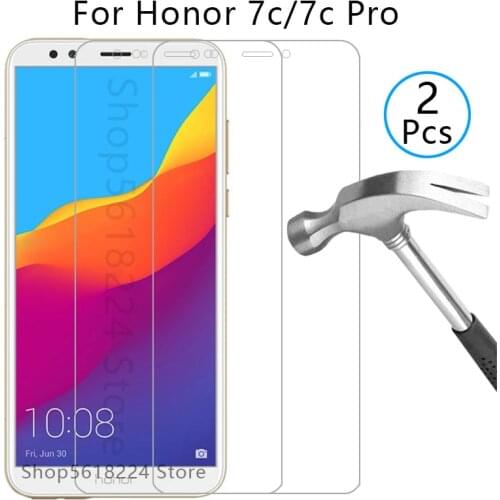 Case on honor 7c pro cover tempered glass for huawei honor7c 7cpro 7 c c7 phone coque screen protector 5.7 aum l41 lnd l29 5.99