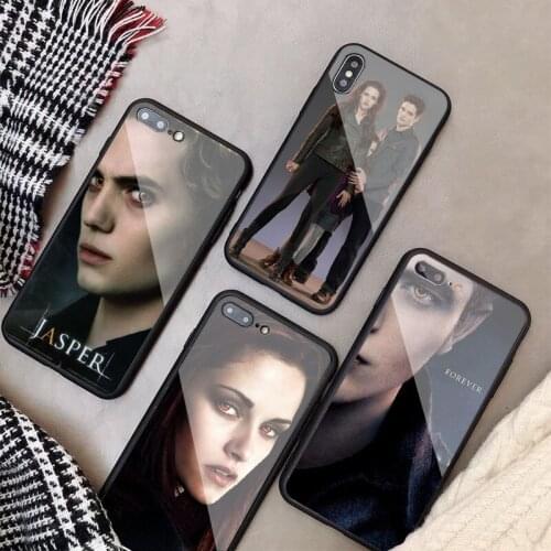 Twilight Tempered Glass Phone Case For iphone 12 11 Pro Max 5 6 7 8 PLUS X XS XR XSMax Shell