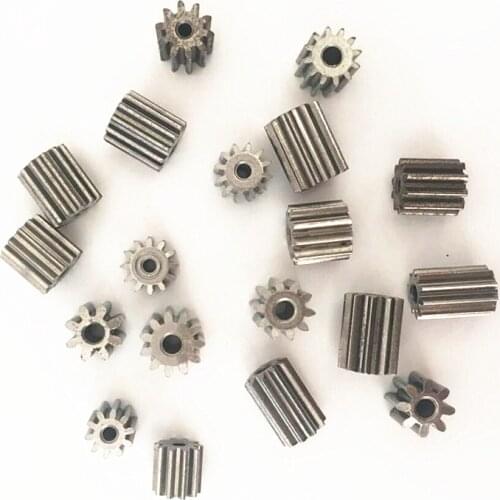 Children electric car motor metal gear,RC car 12V dc motor gear,kids toy car engine gear 10/ 11/ 12 teeth gear for 550 motor